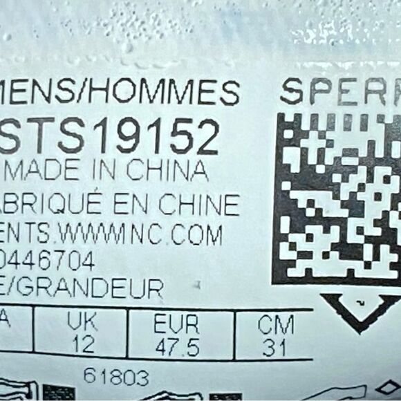 Sperry Crest Twin Slip On Sneaker Shoes mens size 13 - Picture 6 of 8